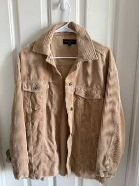 Love Tree Corduroy Shirt Jacket - Camel